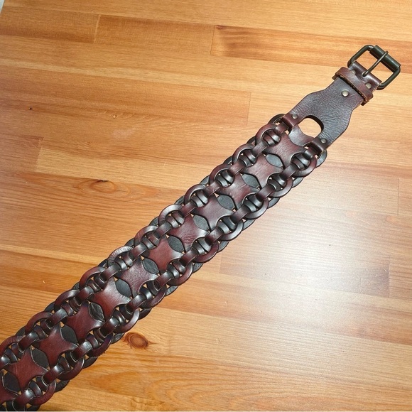 Equal Hands Allison Explorer Genuine Leather Waist Belt Women's Small Brown - Picture 13 of 16